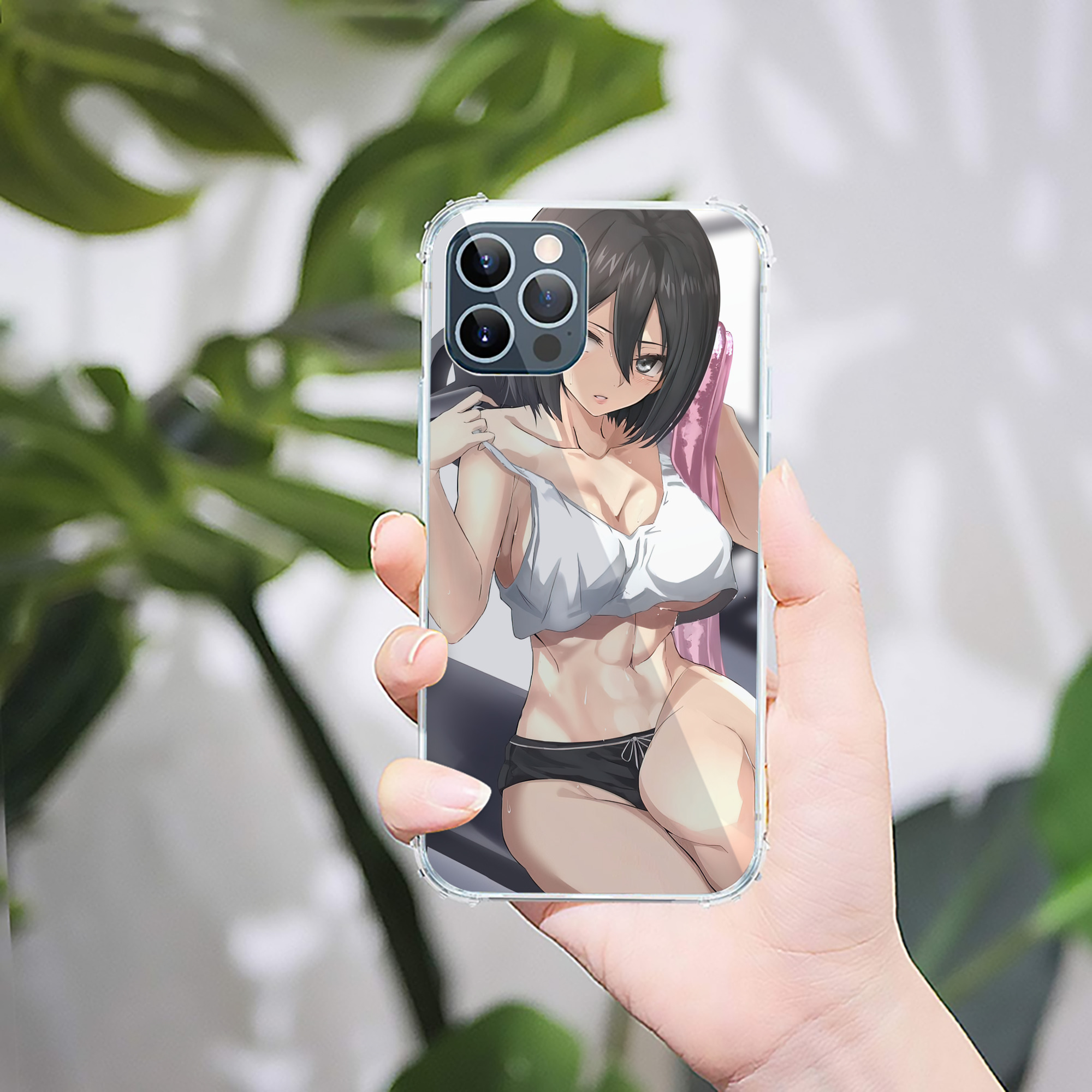 （画像用） 進撃の巨人 Attack on Titan 【iPhone 12シリーズ対応】透明スマホケース（クリアソフトケース）
